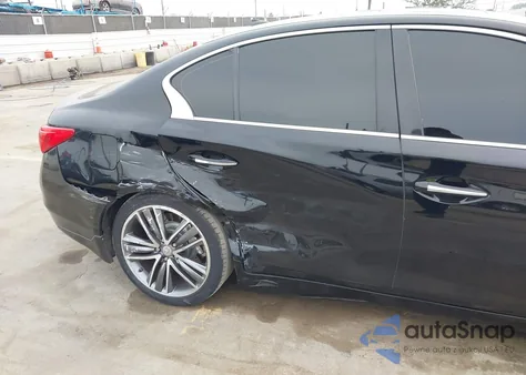 2014 Infiniti Q50 Sport из США, поврежденный, VIN JN1BV7AP4EM678896